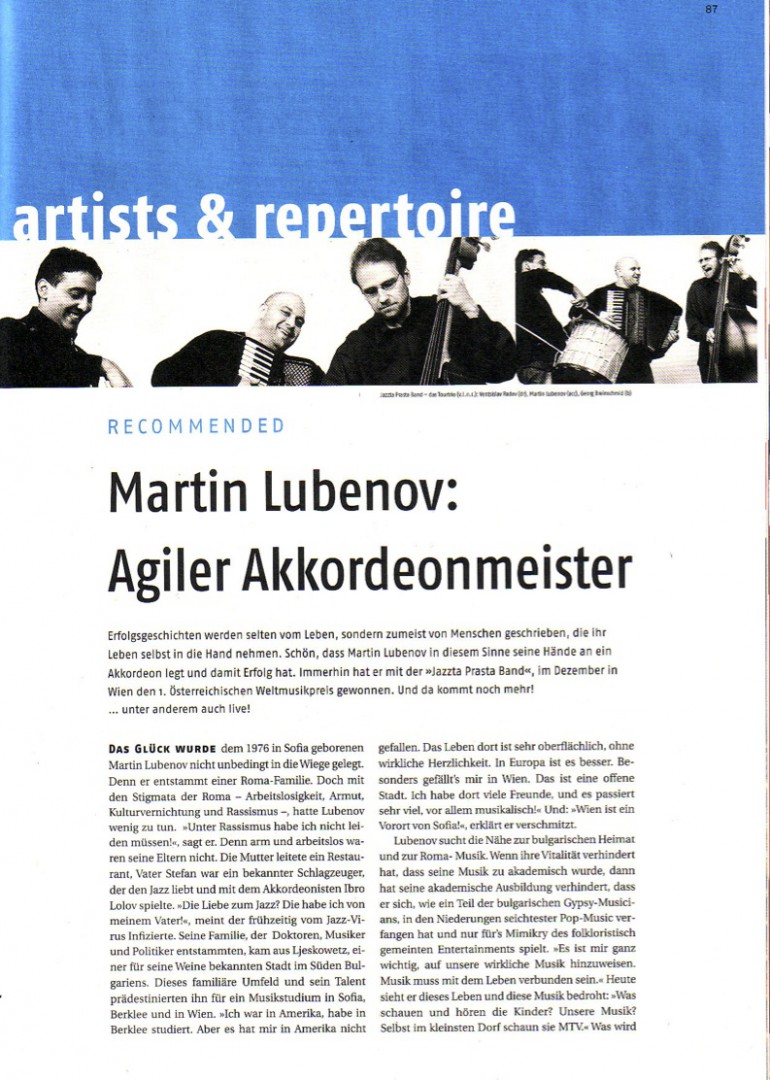 Agiler Akkordeonmeister (cover)
