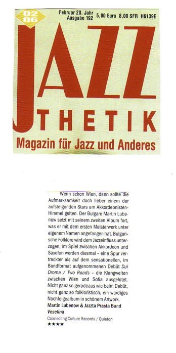 Jazzthetik 2006.03 (cover)